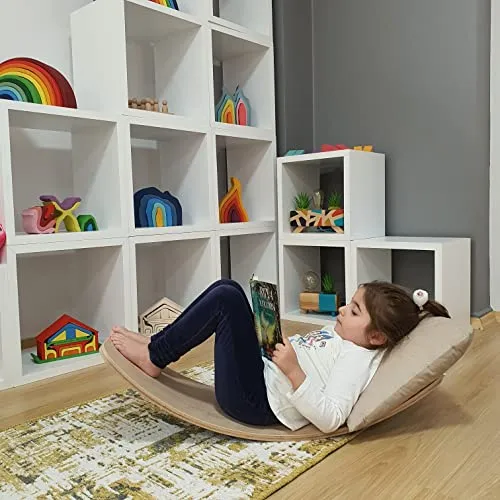 Wooden Aqua Wobble Board for Kids