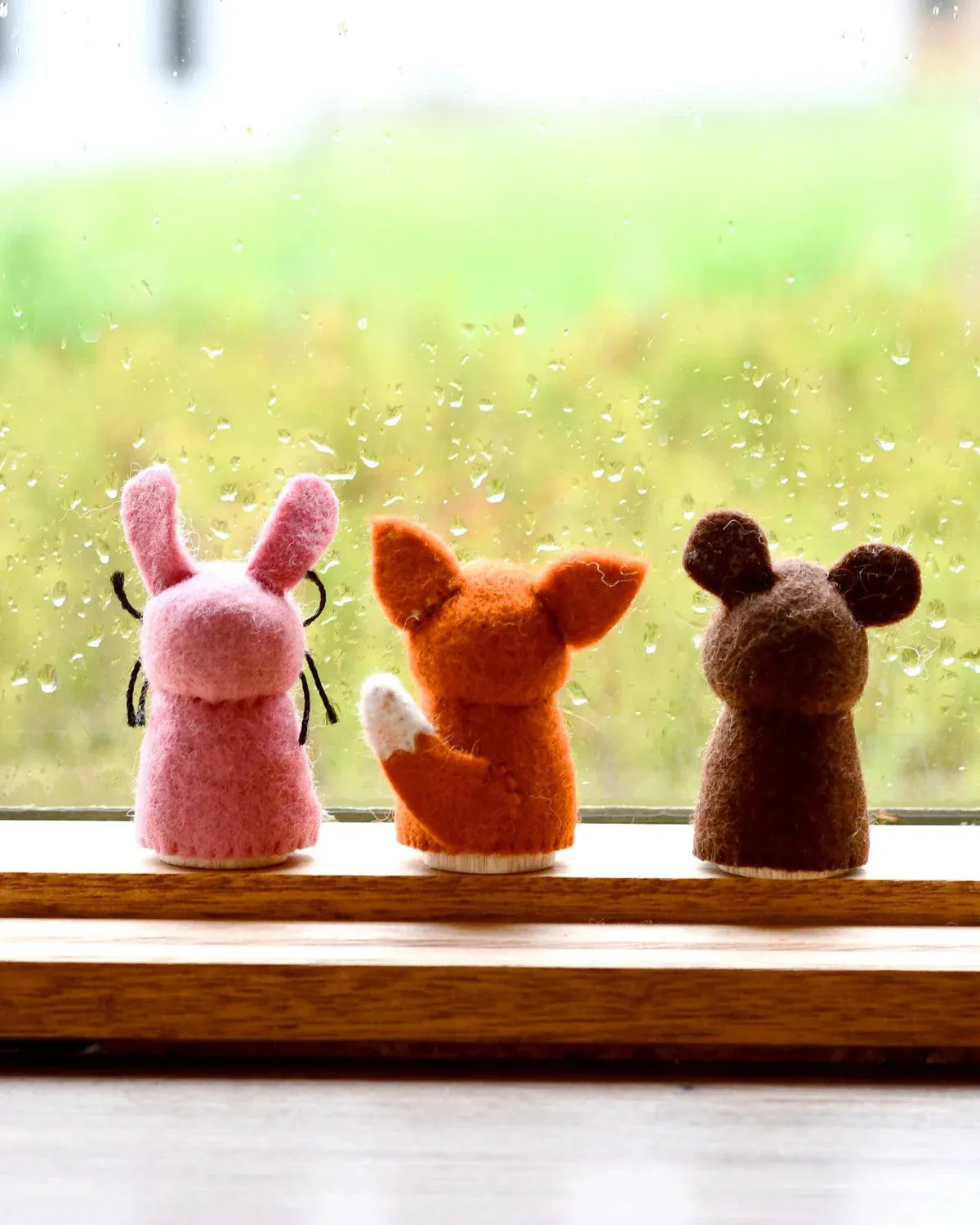 Woodlands Peg Doll Set - Bear Rabbit & Fox
