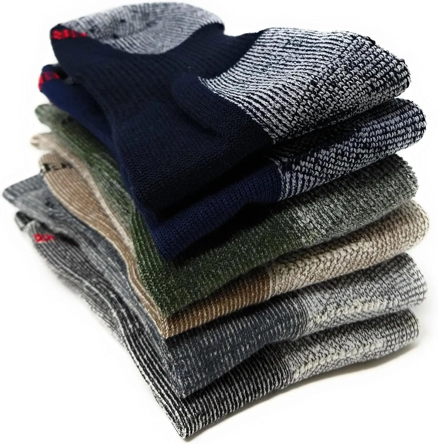 Wool Hiking Crew Sock, All Season, Trekking & Outdoor Activity, 3 Pairs Atlantic J.B. Field's Hiker GX 74% Merino 