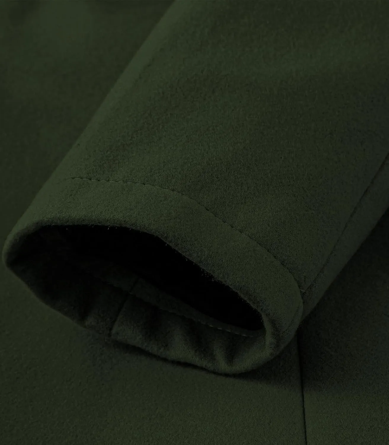 Wool Trench Overcoat Single Breasted Mid Long Wool Blend impress wine welland Top Pea Coats Jackets Lisskolo Men's Classic 