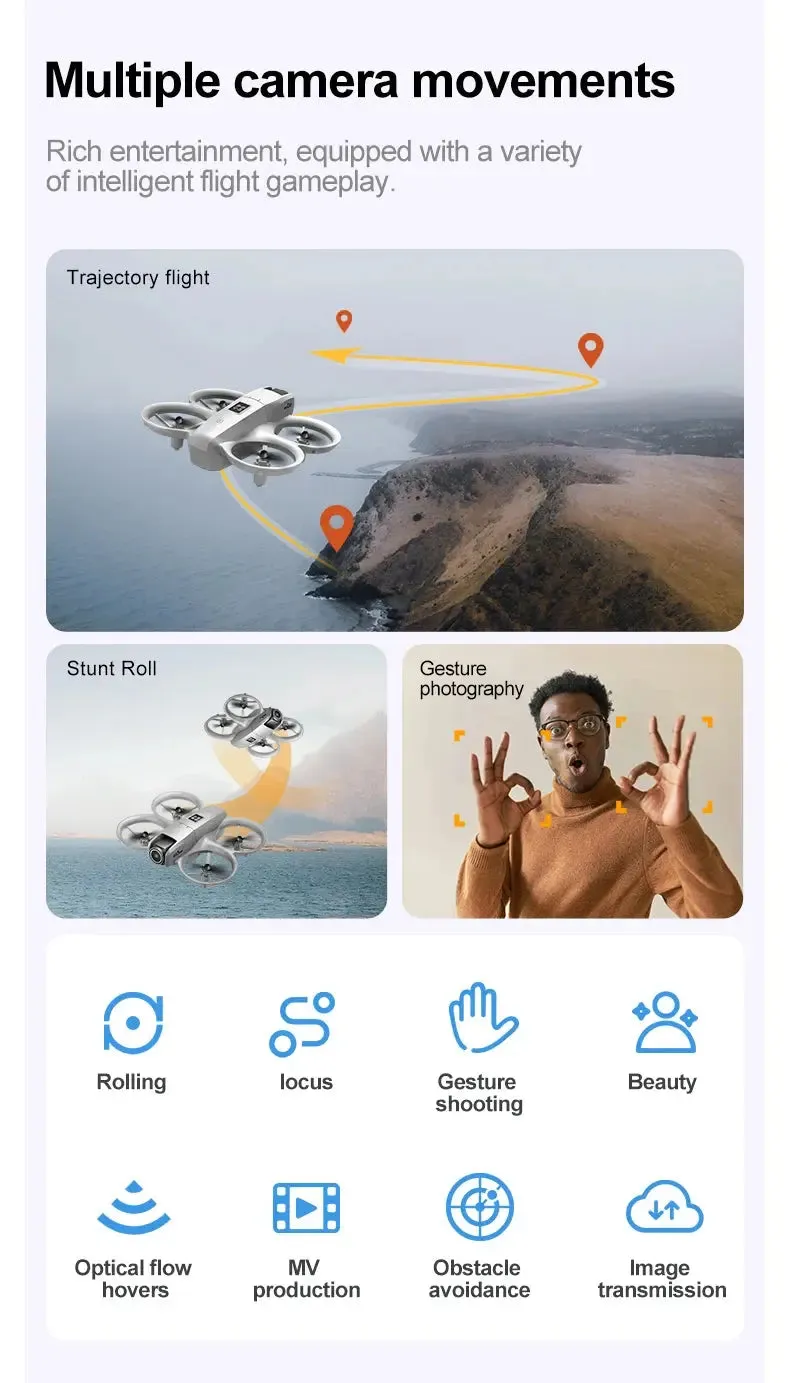 Xiaomi Drone RC 8K 5G GPS Professional HD Aerial Photography Remote Control Aircraft HD Dual Camera Quadcopter Toys UAV New