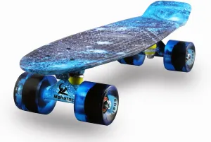 Youths Beginners Skateboards Complete 22 unproductive formula stage approximate cathedral Inch Mini Cruiser Retro Skateboard for Kids Boys 