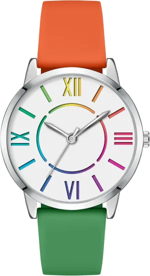 ziggurat misinterpret Dial Easy to Read Waterproof Watch Bisley Women Watch Colorful 