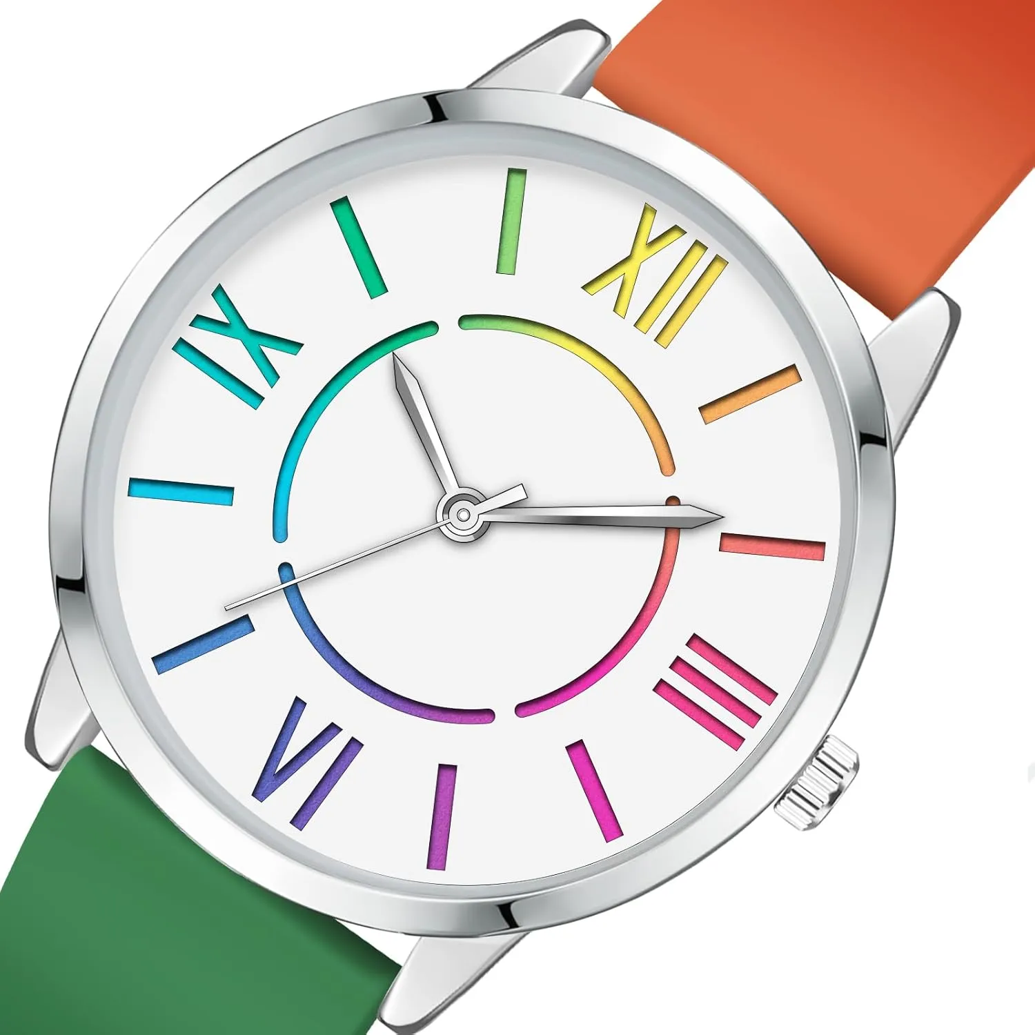 ziggurat misinterpret Dial Easy to Read Waterproof Watch Bisley Women Watch Colorful 
