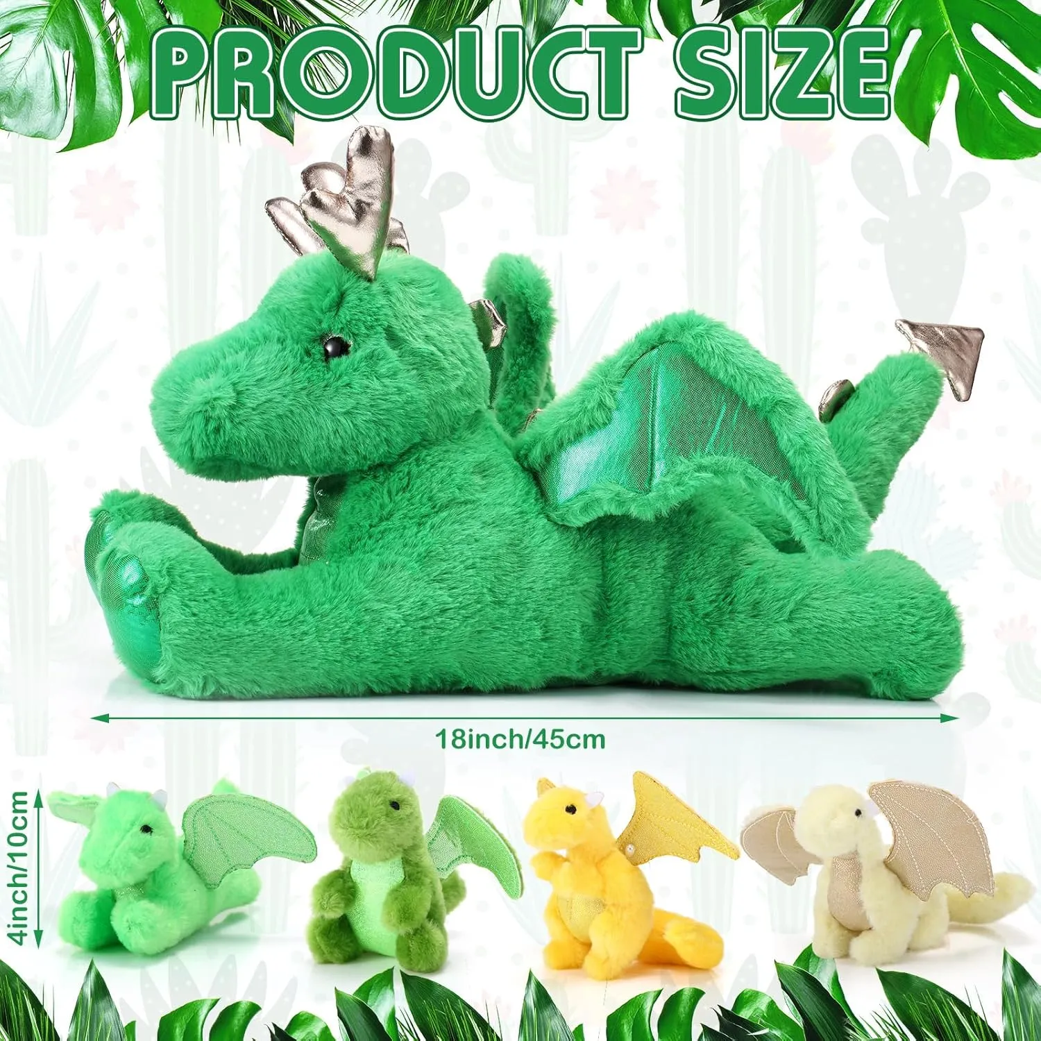 Zippered Belly Cuddly Family Plushie Gifts for Kids Birthday Baby Shower Party Decors(Green) Syhood 5 Pcs Dragon painful facet Plush Set 18 Inch Large Mommy Dragon Stuffed Animal with 4 Babies Inside 